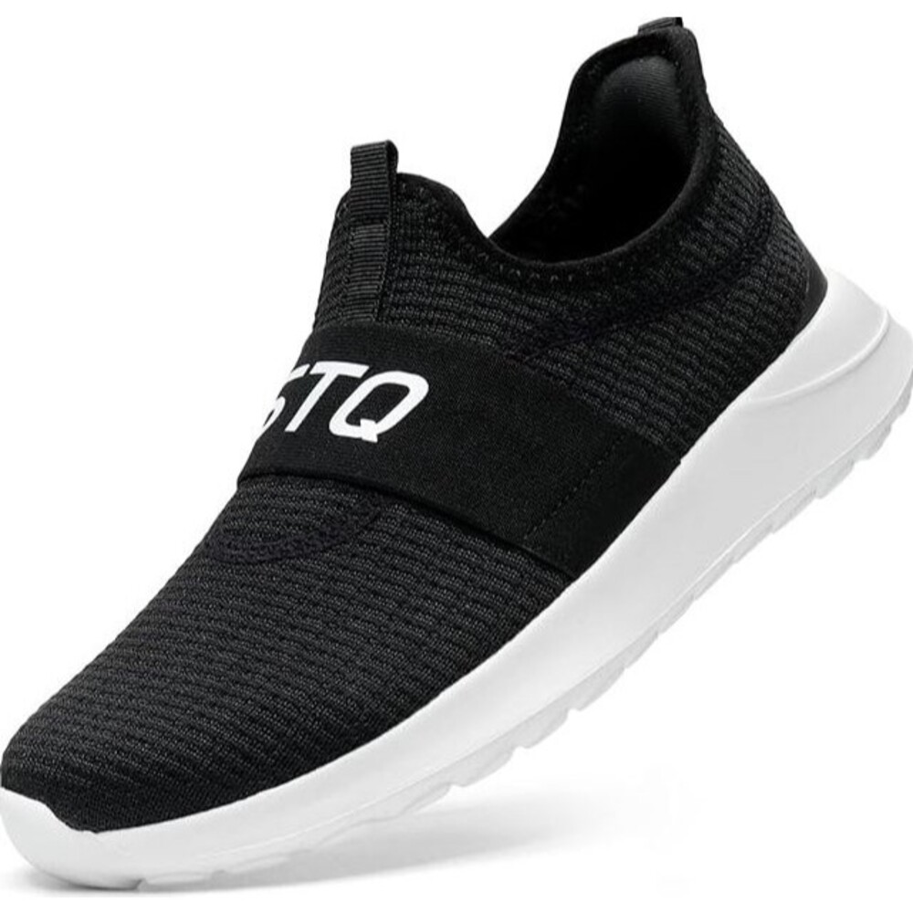 STQ Slip Ins Women's Comfortable Walking Shoes Slip On Sneakers Arch Support 6.5